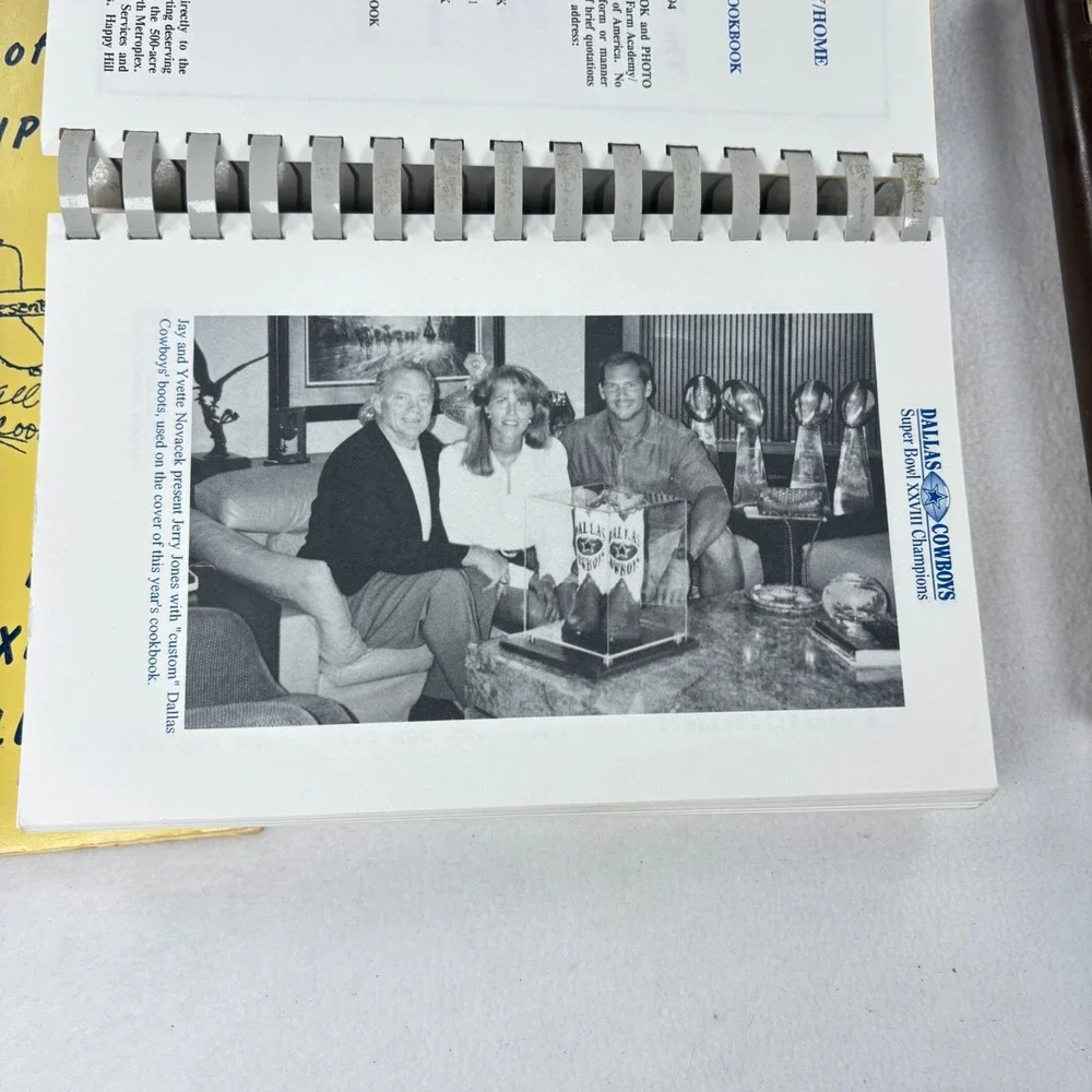 Lot of 6 - Church Cookbooks + Dallas Cowboys Wives Recipes Cook Book Homecooked - Picture 4 of 5